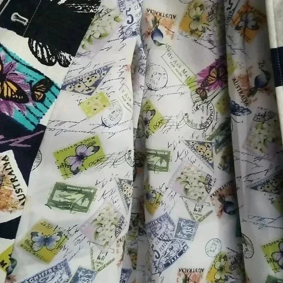 Chico's Postcard blazer/jacket Size 1 - Picture 10 of 11